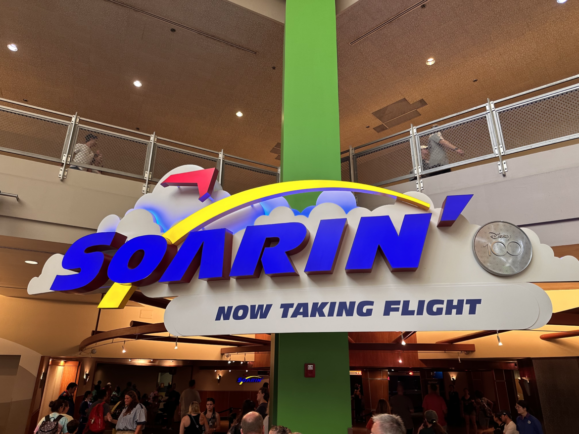 Disney 100 Medallion Added to Soarin in EPCOT