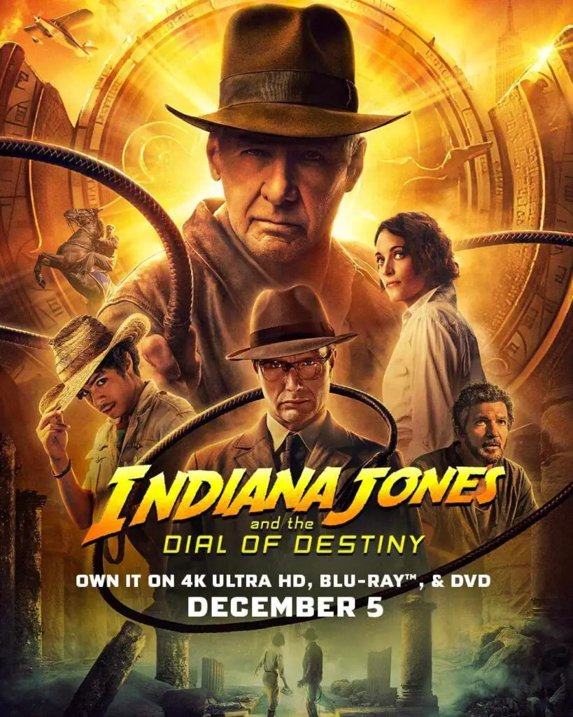 Indiana Jones and The Dial of Destiny Arrives on Blu-ray 12/5