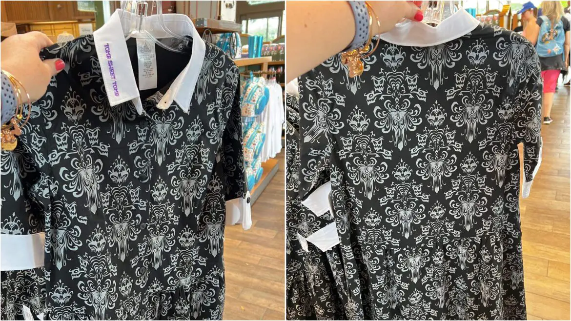 Spooky Haunted Mansion Glow In The Dark Dress Spotted At Epcot!