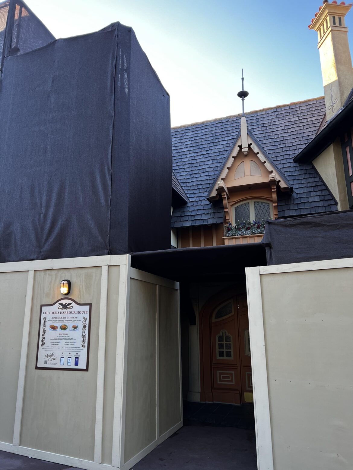 Columbia Harbour House Still Behind Scrim as Refurbishment Continues