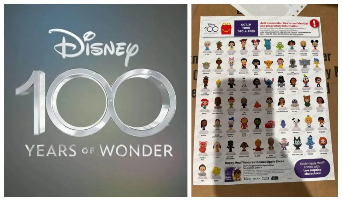 First Look at Disney100 Happy Meal Toys Coming to McDonald’s