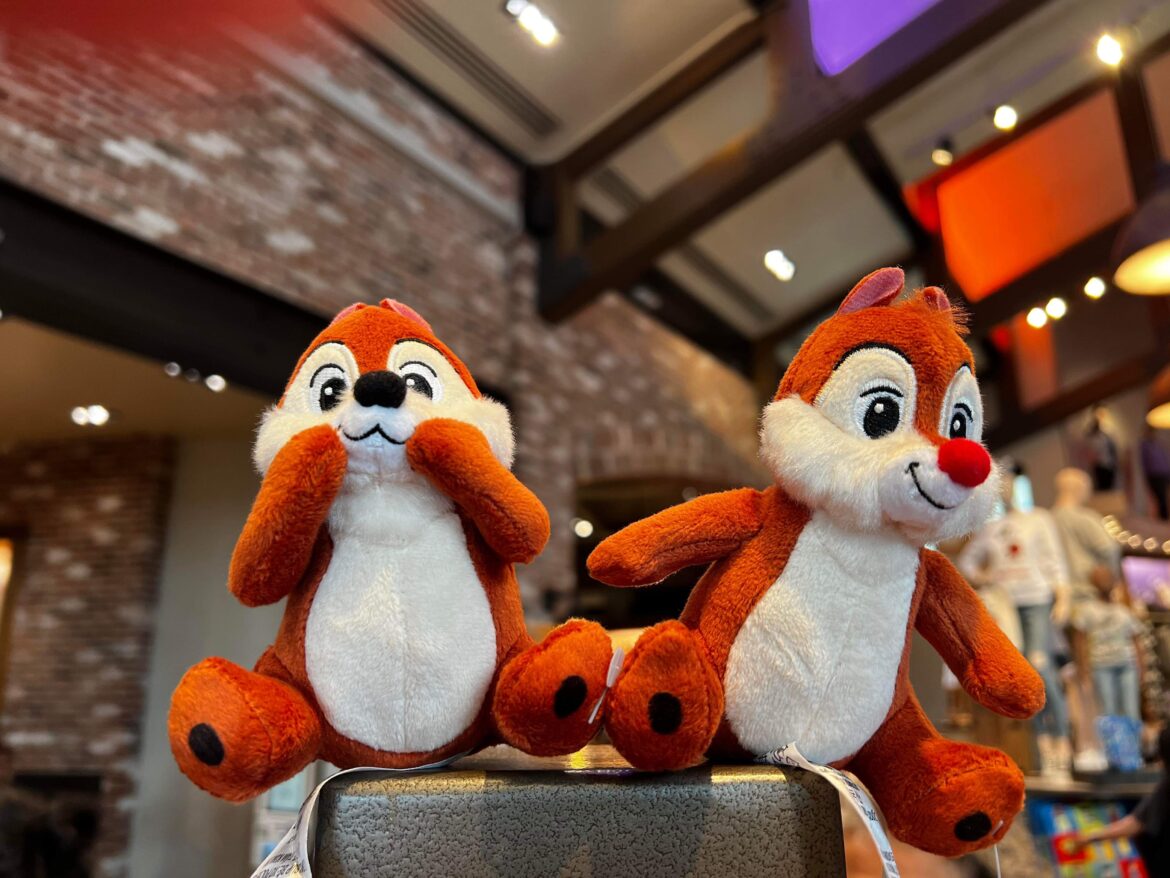 Chip And Dale Shoulder Plush To Carry With You Everywhere You Go!