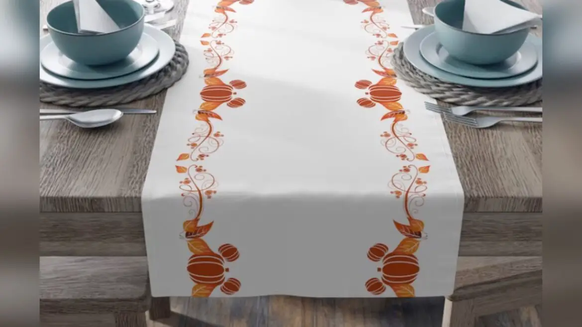 Hidden Mickey Mouse Fall Table Runner To Add To Your Table!