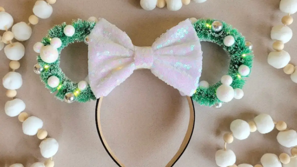 Beautiful Disney Holiday Minnie Ears For A Magical Holiday Style!