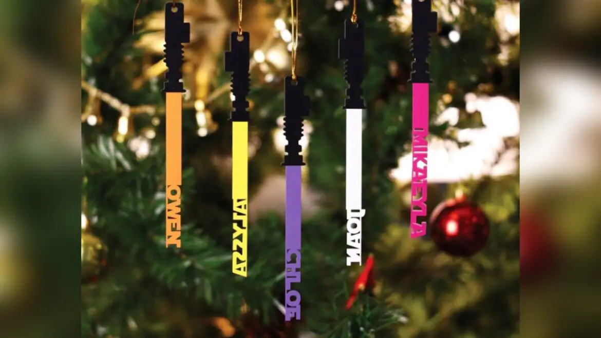 These Custom Star Wars Light Saber Ornaments Will Bring The Force To Your Tree!