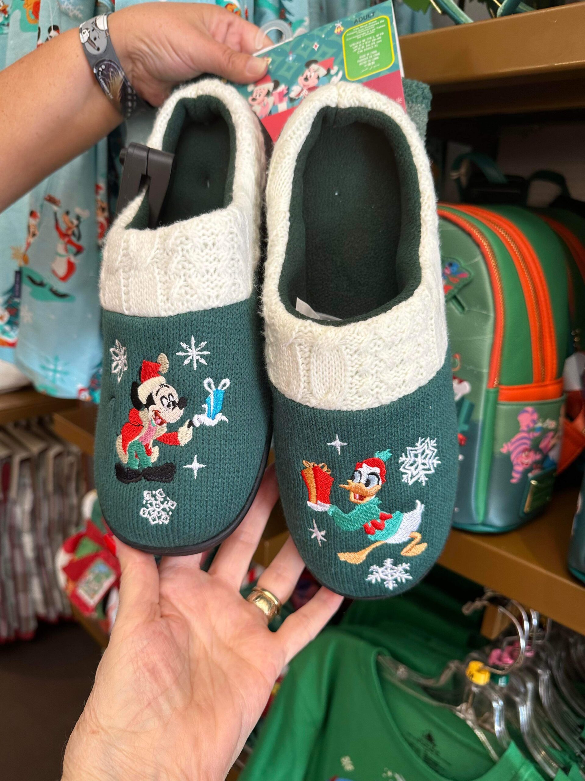 Mickey and minnie sales slippers