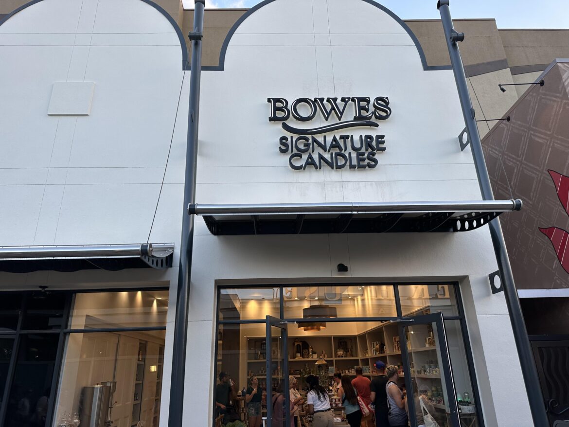 New Bowes Signature Candle Shop Now Open at Disney Springs