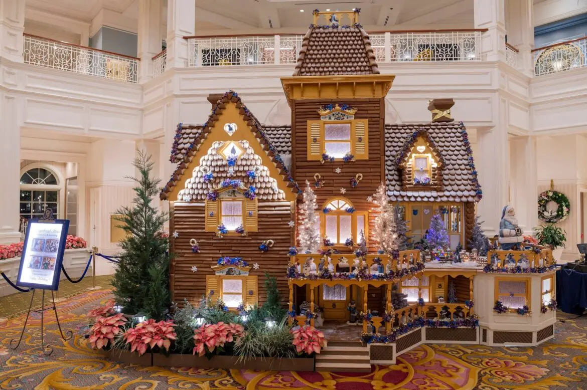 Holiday Gingerbread Displays Returning to Disney World Resort Hotels for 2023