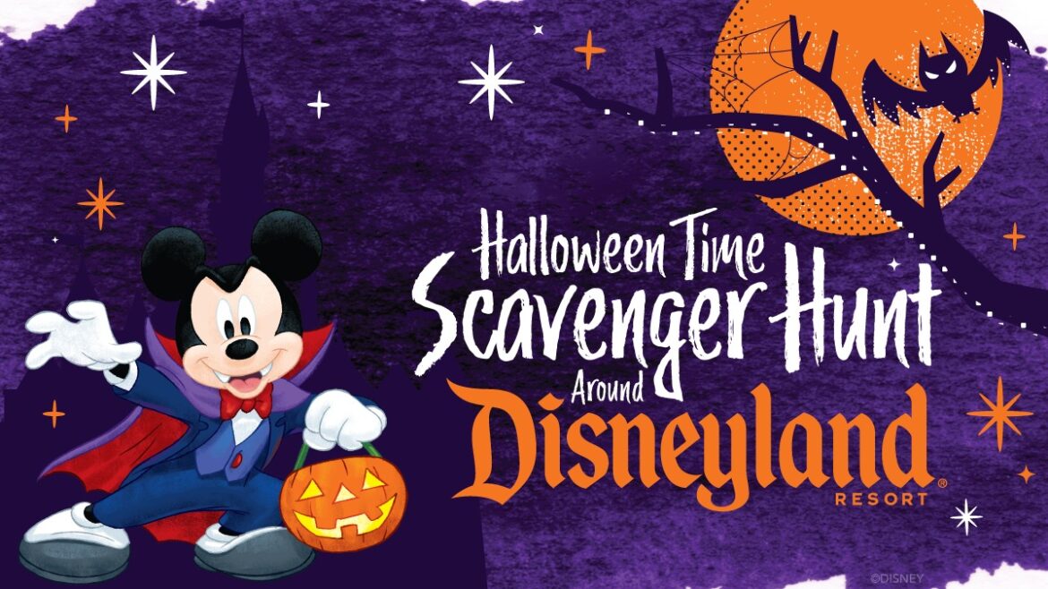 New Disneyland Resort Halloween Scavenger Hunt