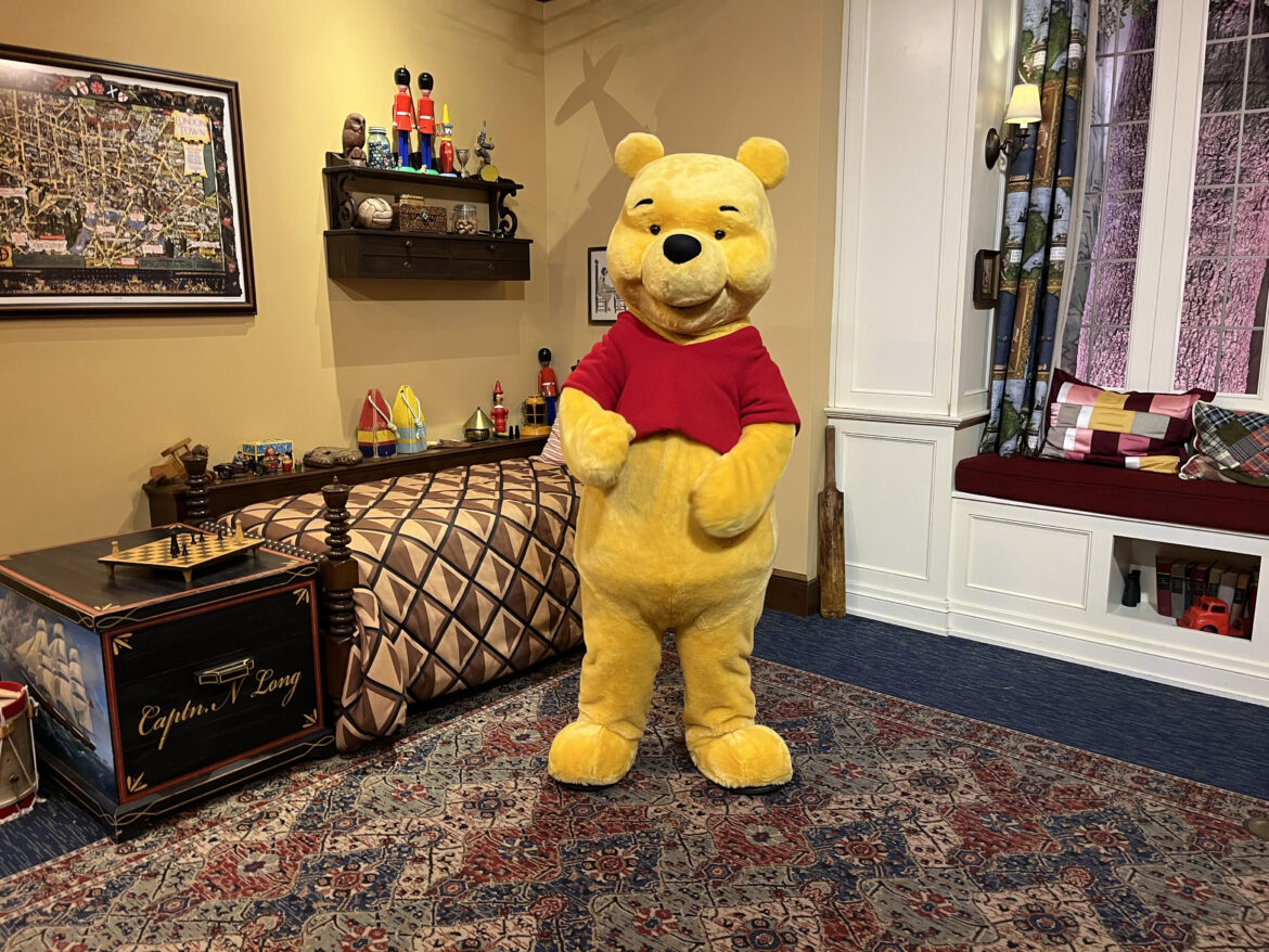 Winnie the Pooh Meet and Greet Now Open at United Kingdom Pavilion at Epcot