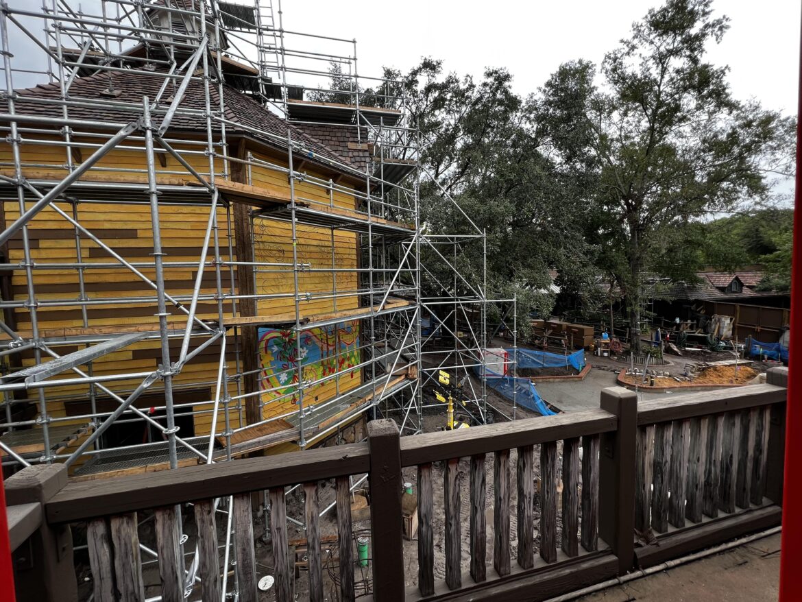 Closer Look at Tiana’s Bayou Adventure Construction Update for October 2023