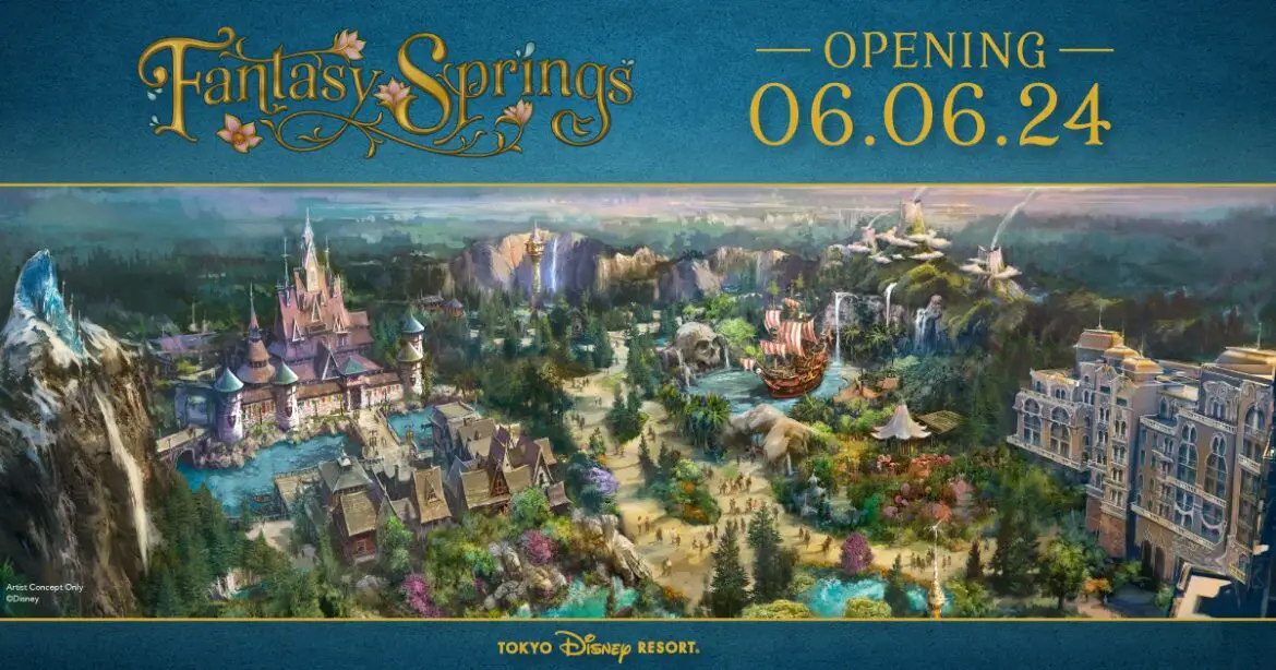 Opening Date Announced for Fantasy Springs at Tokyo DisneySea