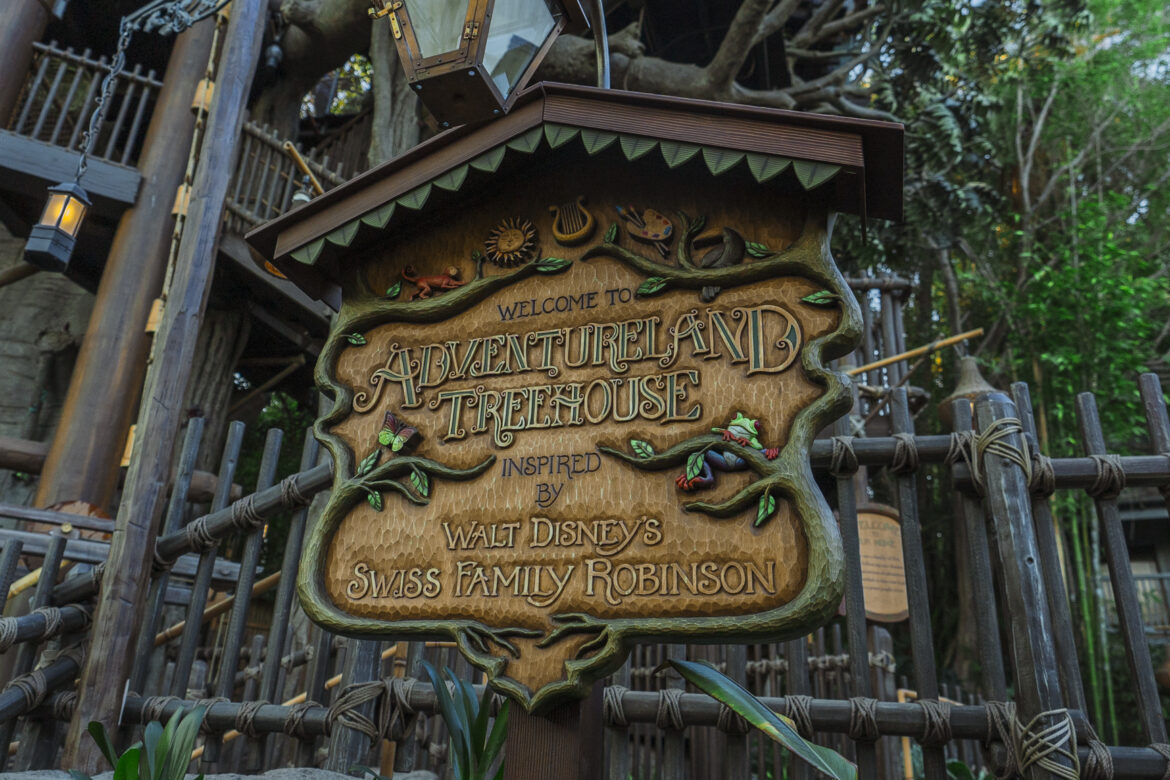 Adventureland Treehouse First Look from Disneyland