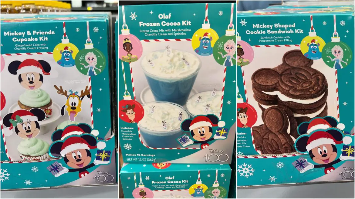 New Festive Disney Holiday Baking Kits Available At Walmart!