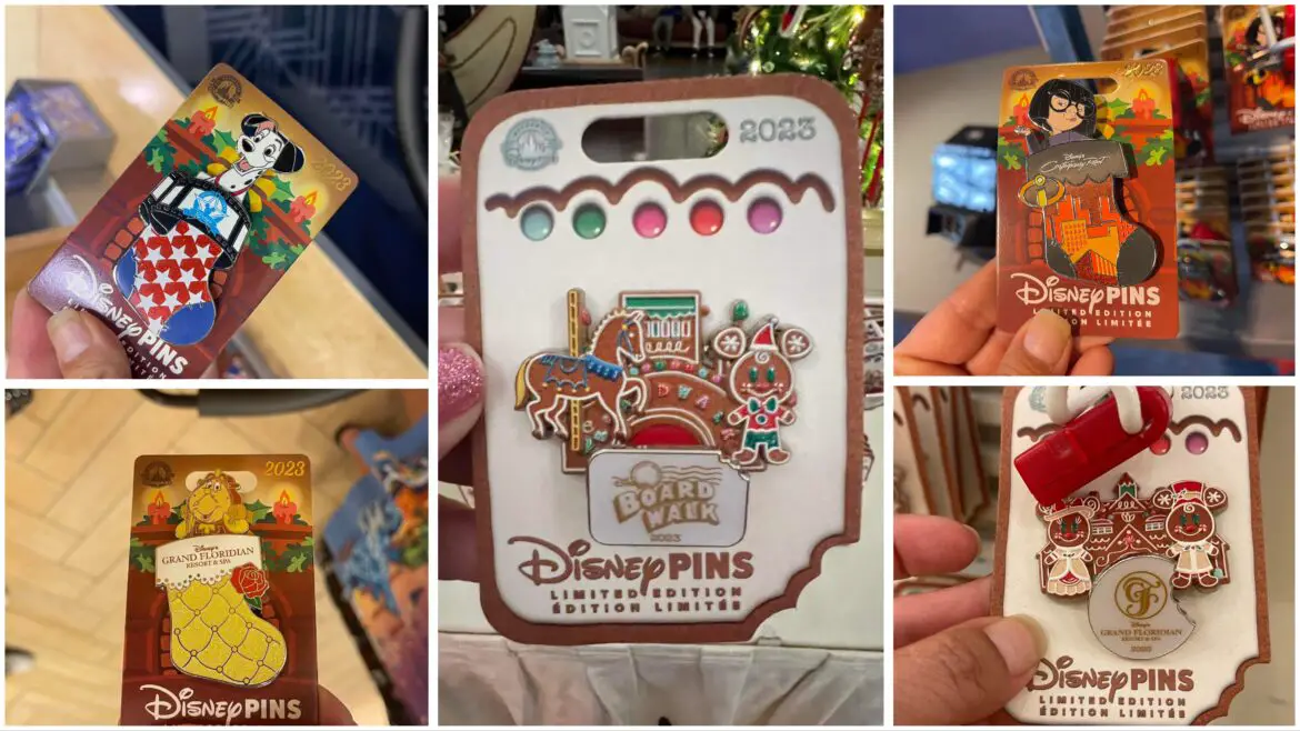 New Disney Holiday Pins Debut At The Walt Disney World Resorts!