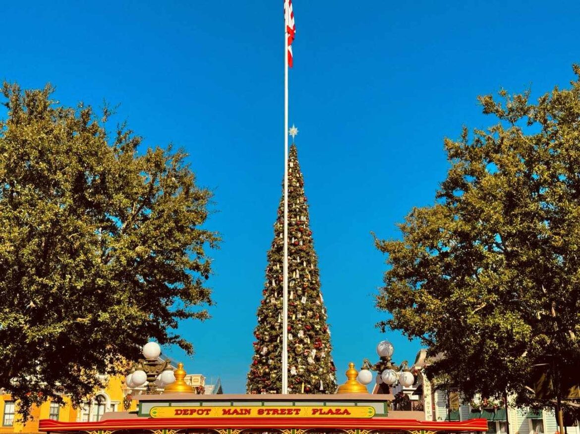 Main Street Christmas Tree Returns to Disneyland
