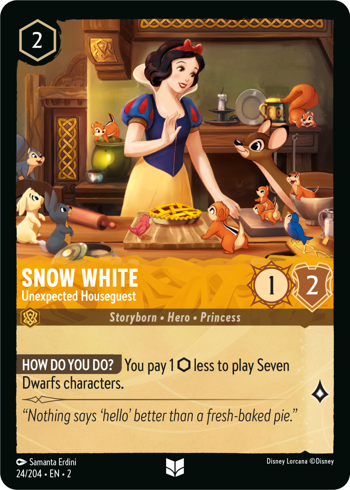 Disney Lorcana Debuts First Snow White Floodborn Card (Exclusive)
