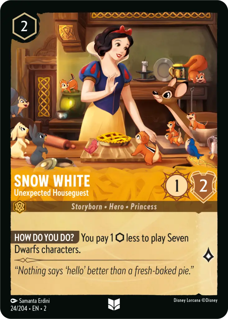 Disney Lorcana Debuts First Snow White