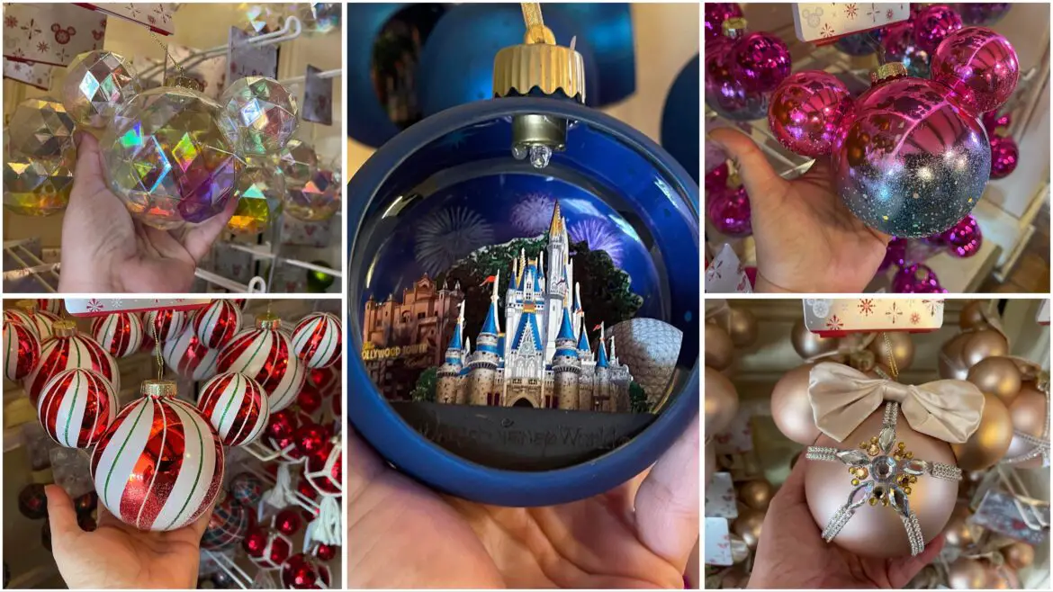 New Disney Christmas Ornaments At Magic Kingdom!