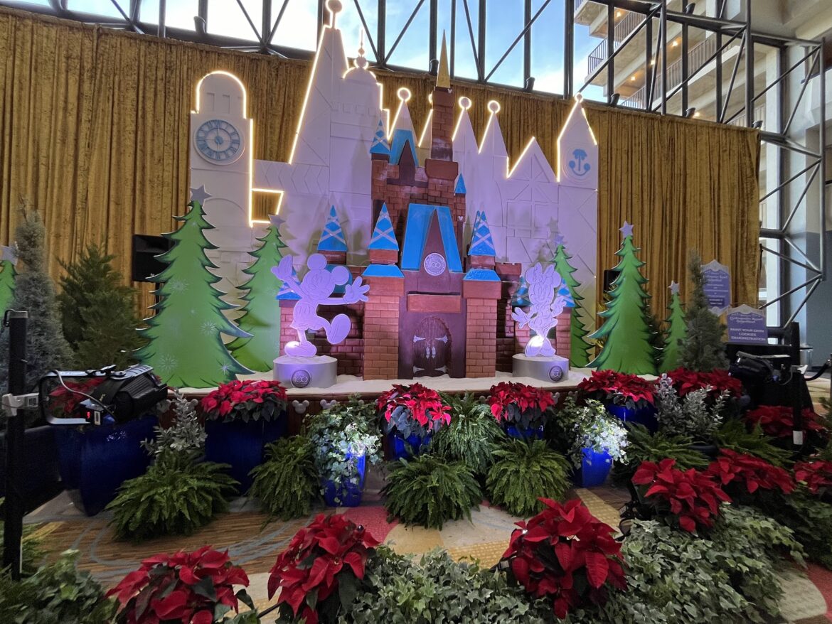 Gingerbread Cinderella Castle Celebrates Disney100 at Disney’s Contemporary Resort