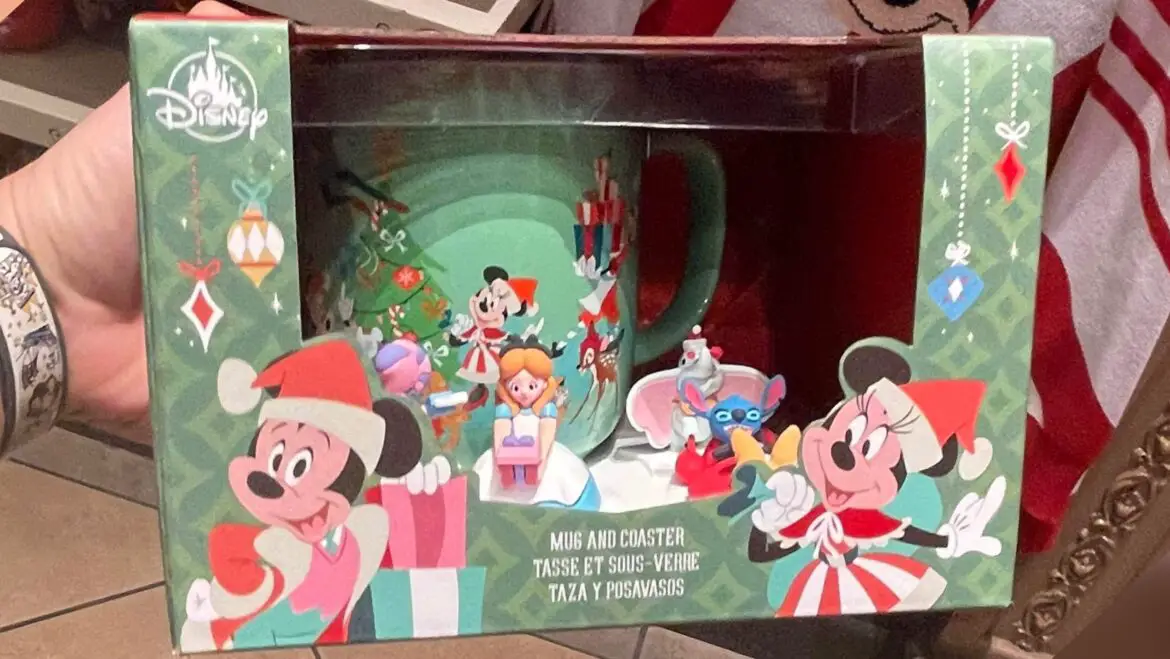 Disney Classics Christmas Mug And Coaster Set Available At Magic Kingdom!