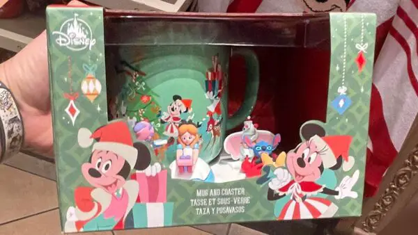 Disney Classics Christmas Mug And Coaster Set