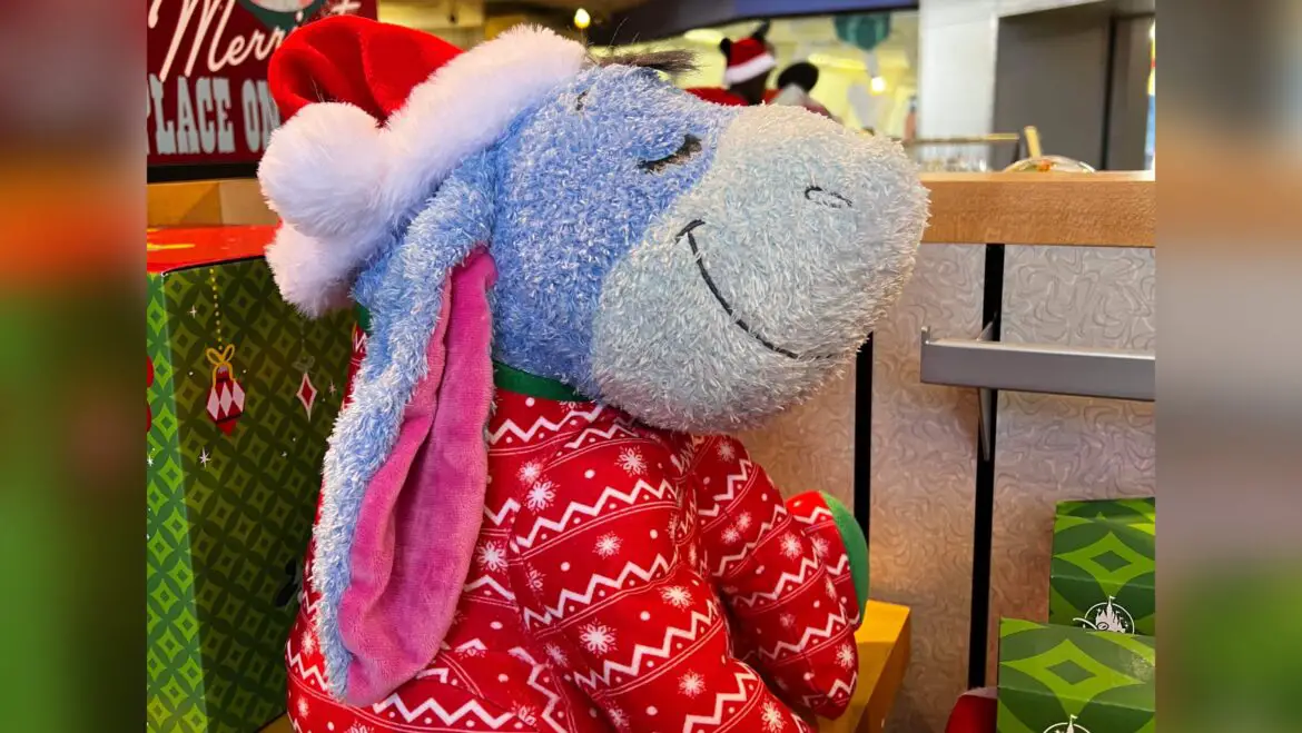 New Eeyore Holiday Weighted Plush Spotted At Disney’s Contemporary Resort!