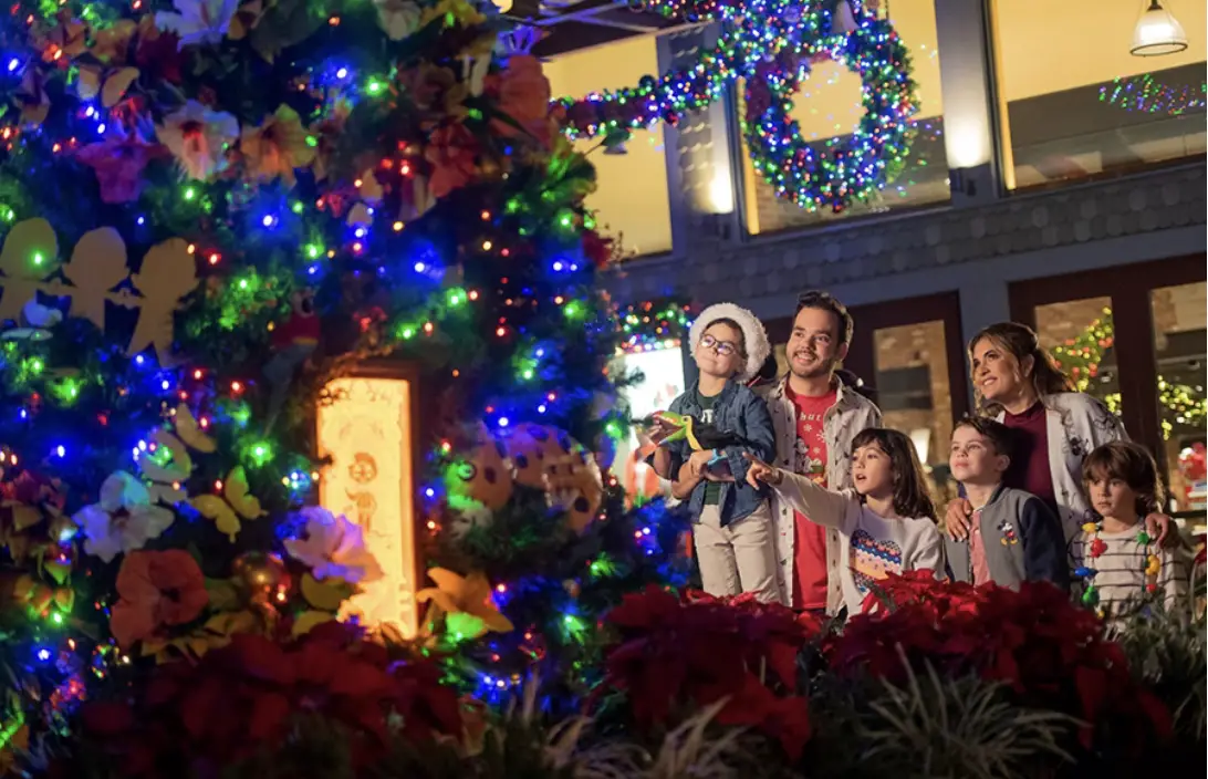 Disney Springs Christmas Tree Stroll, Presented by AdventHealth, opens Nov. 10
