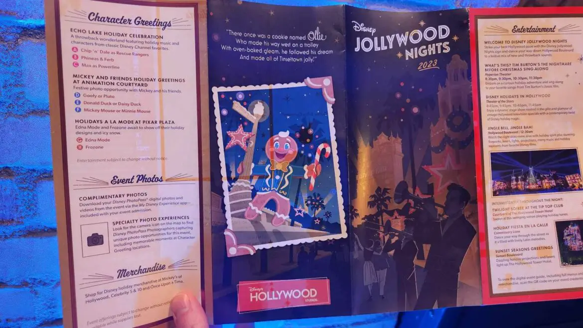 First Look at Disney Jollywood Nights Park Map
