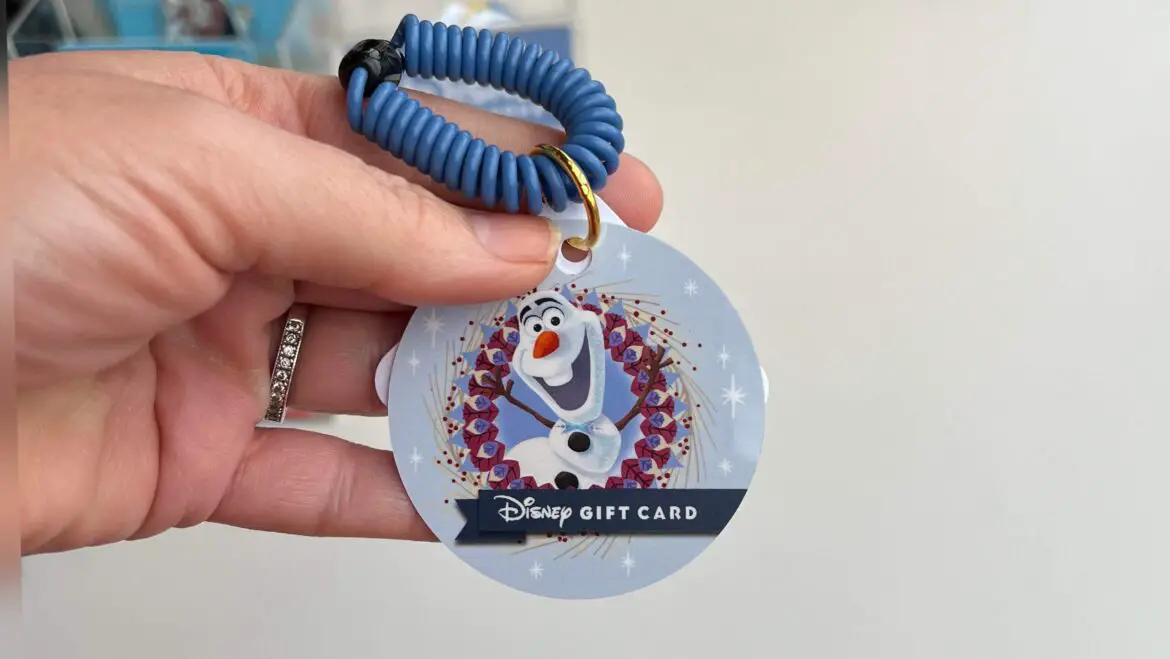 New Festival Of The Holidays Olaf Gift Card Spotted At Epcot!