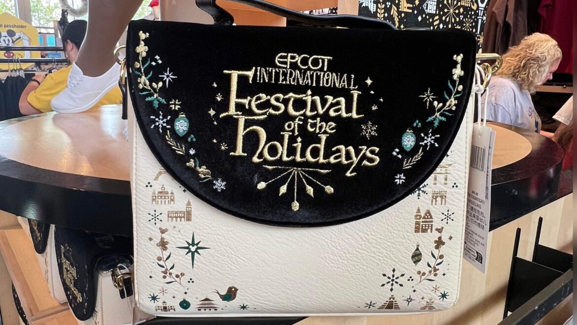 New Gorgeous Festival Of The Holidays Loungefly Crossbody Bag Now At Epcot!