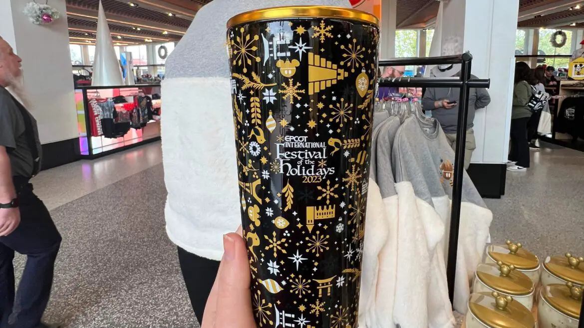 New Epcot Festival Of The Holidays Travel Tumbler Now At Epcot!
