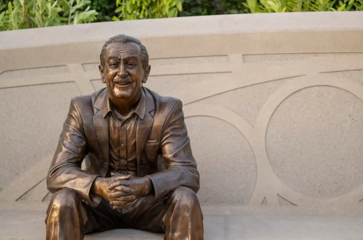 Walt the Dreamer Statue and World Celebration Gardens Opening in EPCOT on December 5th