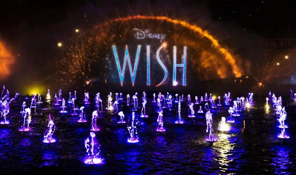 “World of Color” at Disney California Adventure Park Presents Water Short in Celebration of Walt Disney Animation Studios Film "Wish"