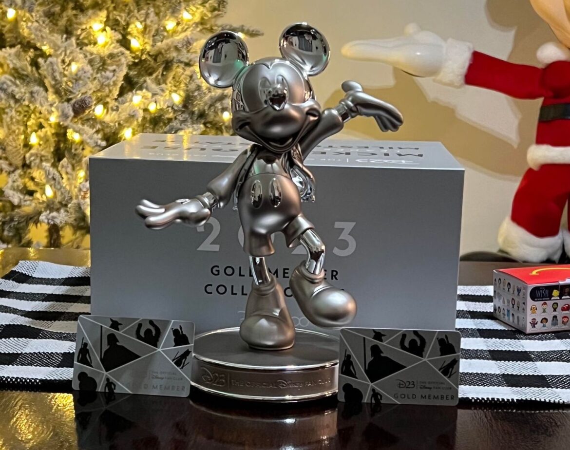 2023 D23 Gold Membership Receive Exclusive Mickey Mouse Milestone Statue
