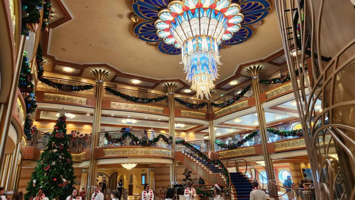 See the Disney Dream Decorated for Disney Cruise Line Very Merrytime Voyages