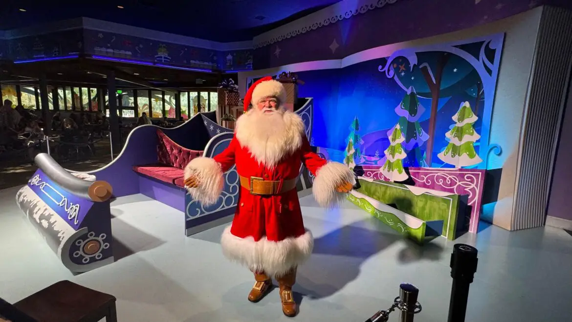 You can Meet Santa during the 2023 EPCOT International Festival of the Holidays