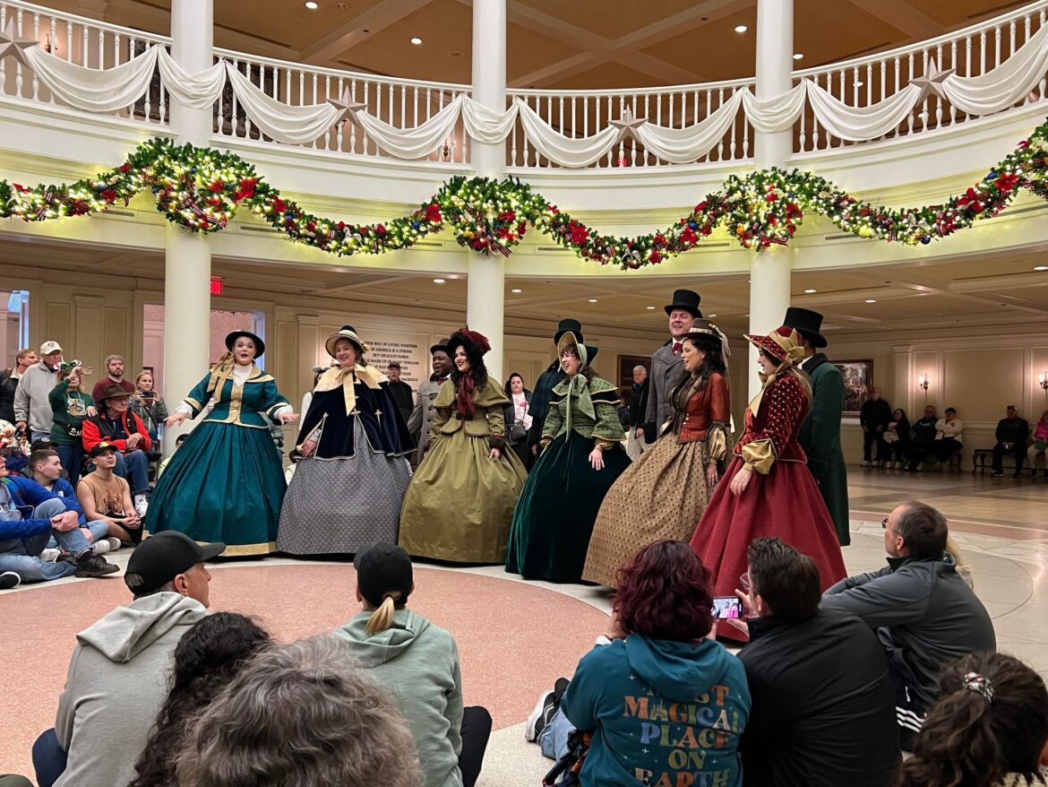 Voices of Liberty Return as Dickens Carolers for EPCOT Festival of the Holidays 2023