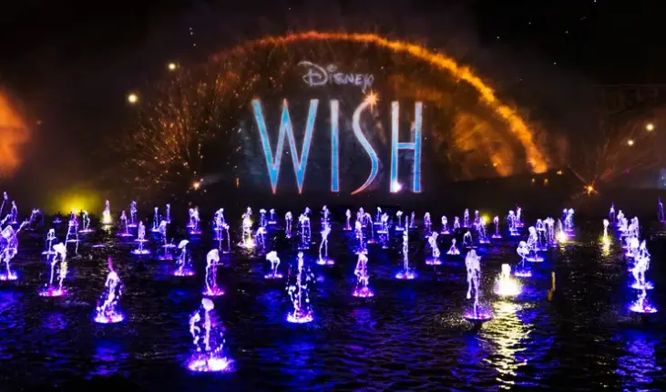 Asha and Star from Disney’s “Wish” Premiering in World of Color