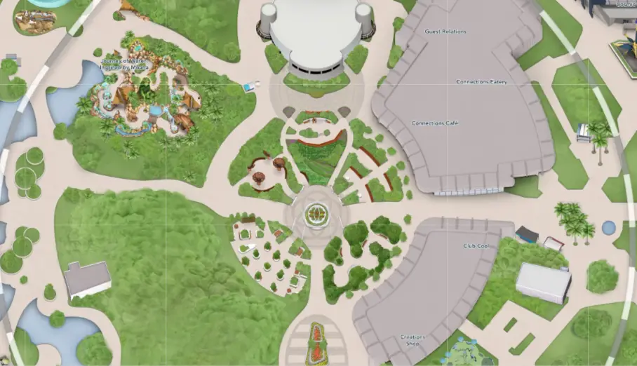 EPCOT’s World Celebration and Walt Statue Now Showing on Disney World Digital Map