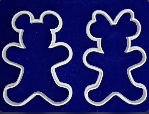 Mickey And Minnie Gingerbread Cookie Cutters