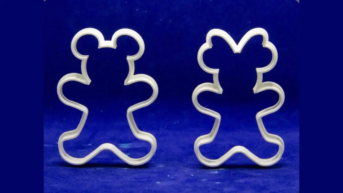 Mickey And Minnie Gingerbread Cookie Cutters For This Holiday Season!