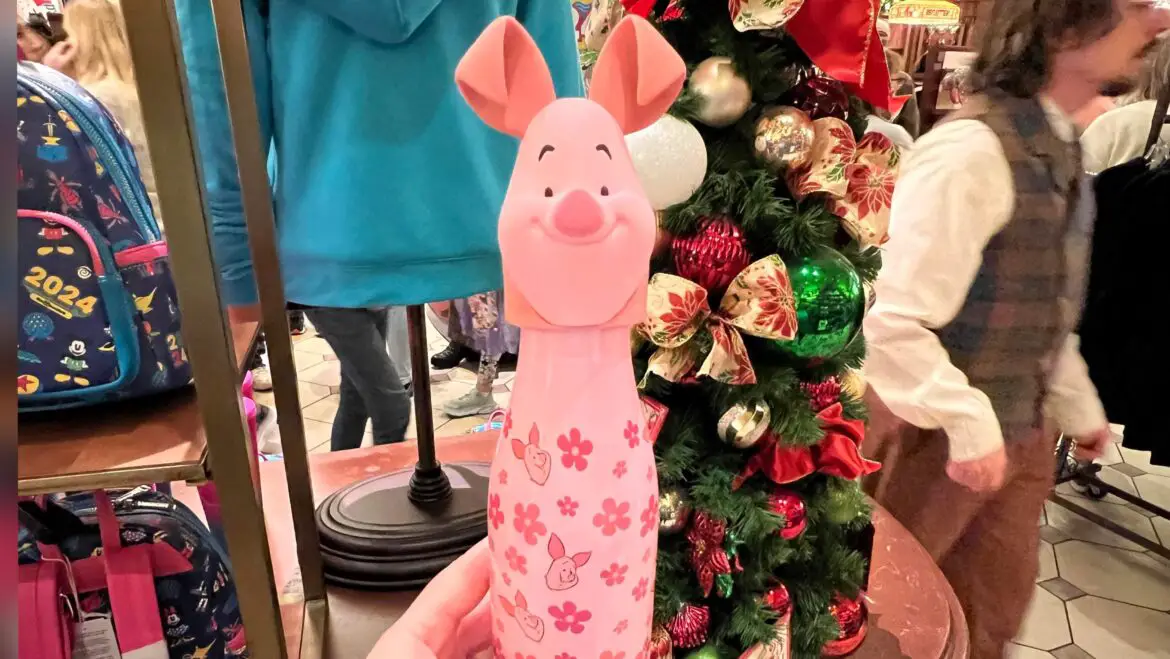 Super Cute Piglet Stainless Steel Water Bottle Available At Magic Kingdom!