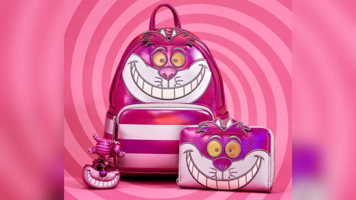 We Are Going Mad Over This Disney100 Platinum Cheshire Cat Loungefly Collection!