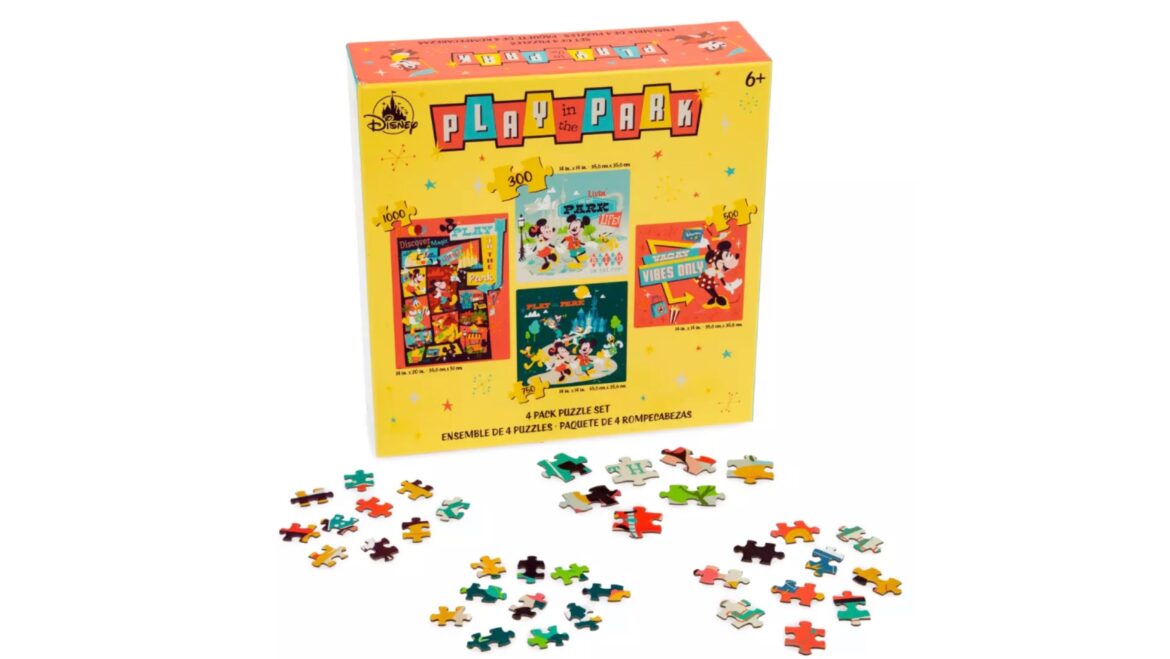 New Disney Play In The Park Four Pack Puzzle Set Available On shopDisney!
