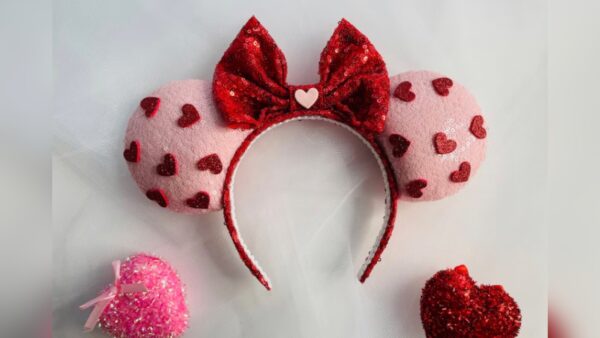 Valentines Day Minnie Ears