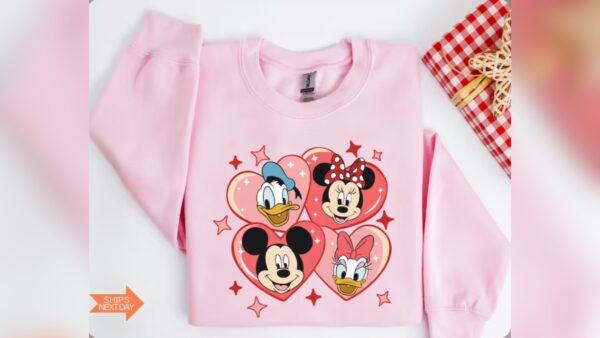 Mickey And Friends Valentine Sweatshirt
