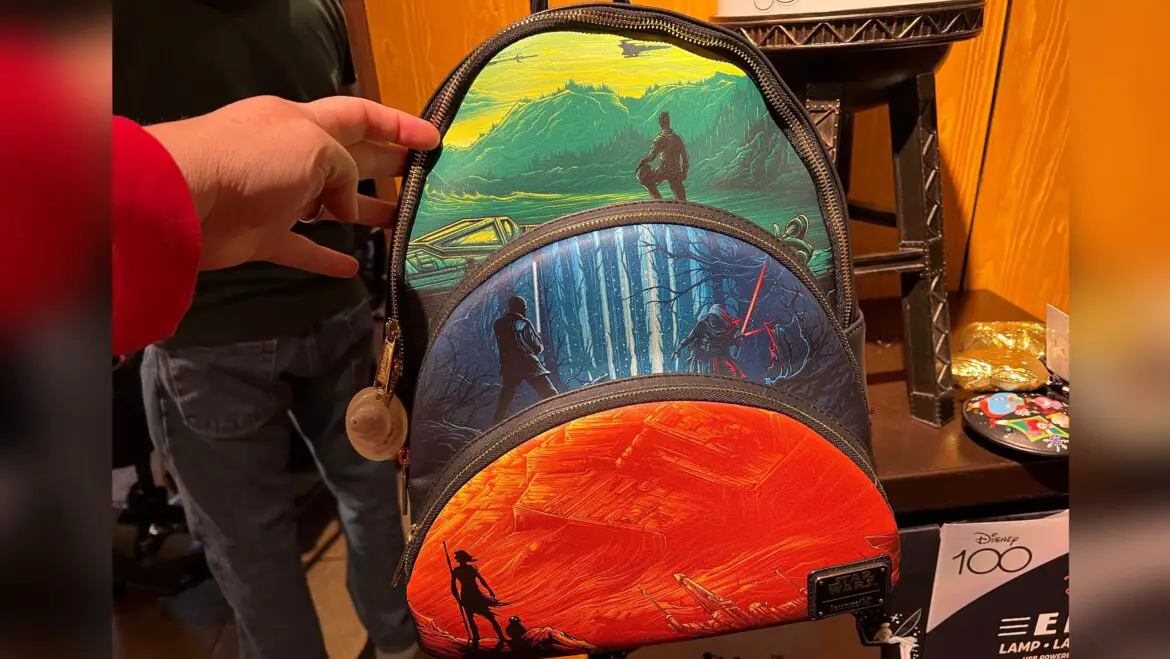 Disney100 Star Wars The Force Awakens Loungefly Backpack Spotted At Animal Kingdom!