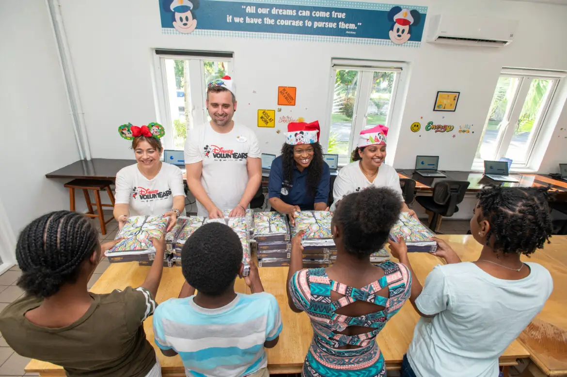 Disney Cruise Line Creates Christmas Magic for Kids in The Bahamas