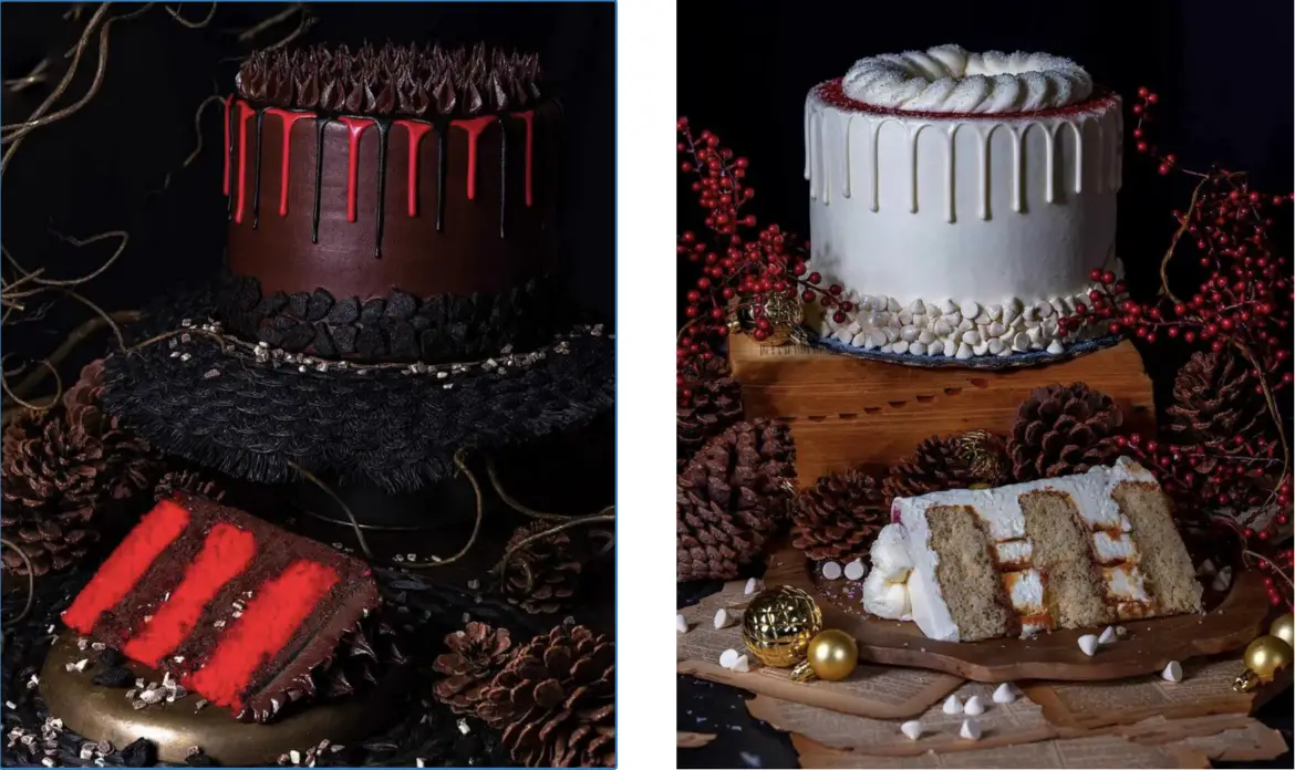 Two Incredible Cake Slices Now Available at Gideons Bakehouse for the Holidays